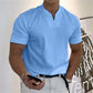 👕JETZT 60 % RABATT! 💎 Elegantes Herren-Business-T-Shirt mit kurzen Ärmeln und V-Ausschnitt – Atmungsaktive Baumwollmischung, klassische Passform, erhältlich bis Größe 5XL ✨