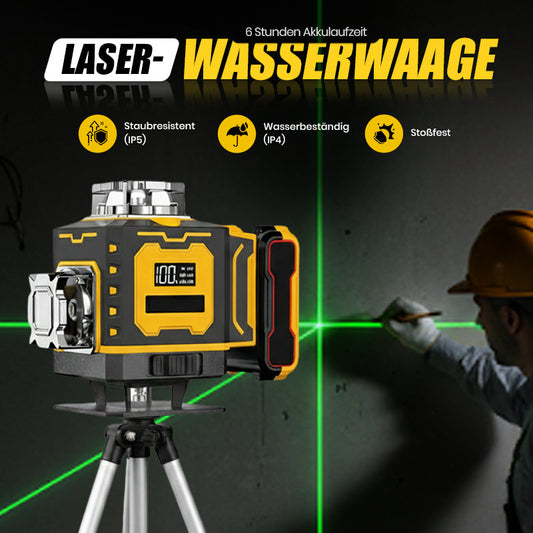 Hochmoderner Laser-Nivellierer ⚡ Variable Frequenz des Laserstrahls ohne Streuung 🎯 Touchscreen-Einstellung für dickere Linien, Fernbedienung, helles Display – ein unverzichtbares Gerät auf der Baustelle 🛠️