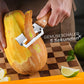 Sparschäler aus Edelstahl 🔪✨ Präzisionsgeschliffene Klinge, hauchdünn, große gebogene Öffnung, spart Zeit und Mühe, 2-in-1-Flaschenöffner 🍾