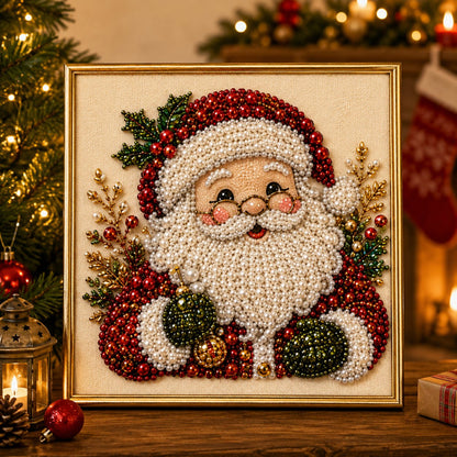 🧘Entspannend & Anfängerfreundlich - 🎨💎DIY-Weihnachts-Diamantmalerei-Set mit Perlen