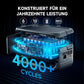🔋Tragbare Powerstation, 256Wh LiFePO4 Akku, 300W (Max 600W) Solargenerator, <20 ms USV, 100W USB C Ausgang, 3000 Ladezyklen Für Camping Draußen Reisen Notfälle Spieler Festival