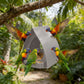 📢📢60 % RABATT!! ⏰Hängendes Vogelfutterhaus für den Garten mit Dach