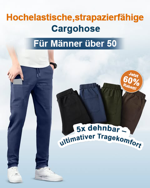 👖60% RABATT🛠️MultiPants – Strapazierfähige Cargohose mit hohem Stretchanteil und vielen Taschen, Größe 2