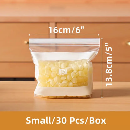 🥬❄️ JETZT 50 % RABATT! ✨ Lebensmittelbeutel in verschiedenen Formen – lange Beutel für Gemüse und verschiedene Größen für eine intelligentere Aufbewahrung im Kühlschrank 🥗