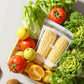 🥬❄️ JETZT 50 % RABATT! ✨ Lebensmittelbeutel in verschiedenen Formen – lange Beutel für Gemüse und verschiedene Größen für eine intelligentere Aufbewahrung im Kühlschrank 🥗