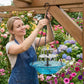 🐦2026 NEW ARRIVALS - 60% OFF🔥💐Solar Cascade Hanging Bird Bath Fountain
