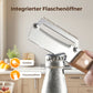 Sparschäler aus Edelstahl 🔪✨ Präzisionsgeschliffene Klinge, hauchdünn, große gebogene Öffnung, spart Zeit und Mühe, 2-in-1-Flaschenöffner 🍾