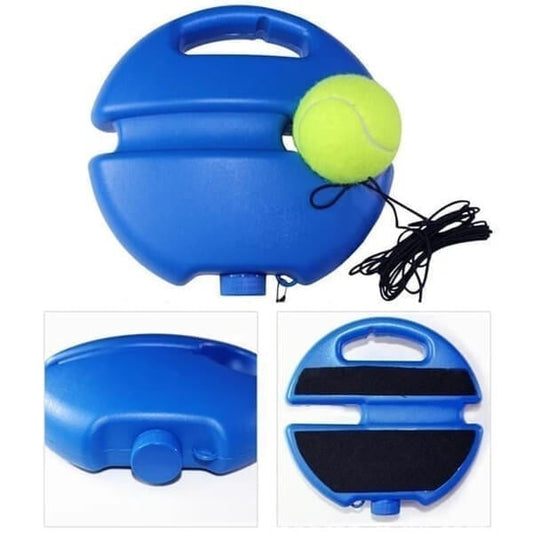 🎾 Tragbarer Tennis-Trainer | Mit Sand oder Wasser befüllbarer Sockel zur Stabilisierung · Befestigungsschlaufe · Leicht und handlich | Für das individuelle Training · Im Park · Für gemeinsame Aktivitäten mit der Familie