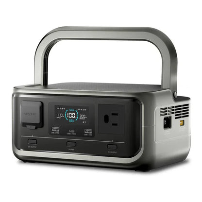 🔋Tragbare Powerstation, 256Wh LiFePO4 Akku, 300W (Max 600W) Solargenerator, <20 ms USV, 100W USB C Ausgang, 3000 Ladezyklen Für Camping Draußen Reisen Notfälle Spieler Festival