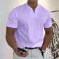 👕JETZT 60 % RABATT! 💎 Elegantes Herren-Business-T-Shirt mit kurzen Ärmeln und V-Ausschnitt – Atmungsaktive Baumwollmischung, klassische Passform, erhältlich bis Größe 5XL ✨