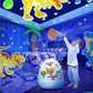 📢📢50% RABATT !!⏰ Dino-Ei-Nachtlicht-Projektor mit Musik – Timer, 360° drehbar – magisches Kinderzimmer! ✨