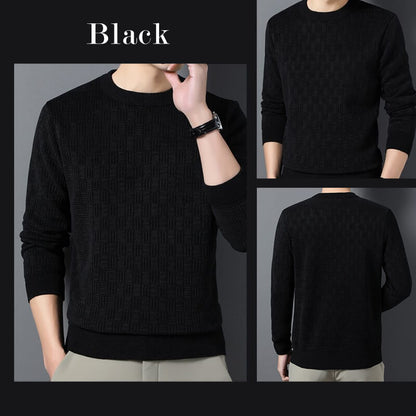 🔈🔈60%Rabatt🔥Mens warme exquisite Muster Crewneck Strickwege🎁