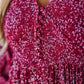 🌺 60% RABATT! ✨ Blumen-Maxikleid aus Viskose mit Geraffter Taille & Futter – Luftig-leicht, Figurbetont & Bequem 💃