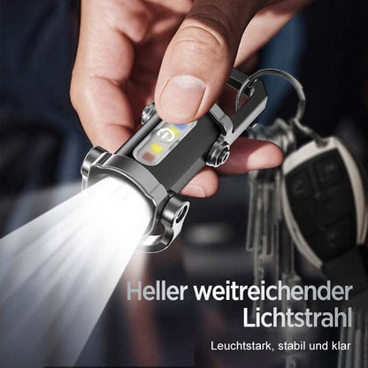 🔥55 % Rabatt🔥1200 lm superhelle Mini-Schlüsselanhänger-Taschenlampe, wasserdicht