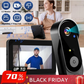 💐50 % RABATT!📢🔔 Türklingelkamera mit Bildschirm – 4,3-Zoll-Display und einfache Einrichtung: Sehen Sie, wer da ist, bevor Sie die Tür öffnen ✨