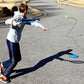 🎾 Tragbarer Tennis-Trainer | Mit Sand oder Wasser befüllbarer Sockel zur Stabilisierung · Befestigungsschlaufe · Leicht und handlich | Für das individuelle Training · Im Park · Für gemeinsame Aktivitäten mit der Familie