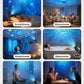 🌌 JETZT 50 % RABATT! 💫 USB-Lampe mit Sternenhimmel-Projektion – 13 austauschbare Filmplatten & flexibler Hals – perfekt für das Schlafzimmer ✨