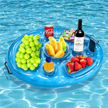 Aufblasbarer schwimmender Getränkehalter für den Pool