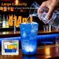 🔈🔈60% RABATT🥤 Wasseraktivierter LED-Leuchtbecher mit Strohhalm – Für Partys, Bars & Events✨