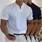 👕JETZT 60 % RABATT! 💎 Elegantes Herren-Business-T-Shirt mit kurzen Ärmeln und V-Ausschnitt – Atmungsaktive Baumwollmischung, klassische Passform, erhältlich bis Größe 5XL ✨