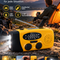 Solar-Kurbelradio für Notfall & Outdoor – Nie ohne Strom und Empfang! 🔦 Solar & Handkurbel, helle LED-Taschenlampe, USB-Notladung 🔋