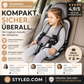🔥 50 % Rabatt ! Kindersitz fürs Auto – Faltbar, sicher, überall dabei! 🧒 5-Punkt-Gurt, atmungsaktiv, für 0–12 Jahre ⚡ Limitiertes Angebot ⏳