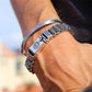 💎 60 % RABATT! 💎 Tibetisches Gebetsmühlen-Armband – 925er Sterlingsilber, Glücksbringer & Valentinstagsgeschenk