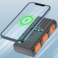 🔥Tragbare Solar-Powerbank mit integriertem Ladekabel