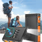 🔥Tragbare Solar-Powerbank mit integriertem Ladekabel