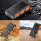 🔥Tragbare Solar-Powerbank mit integriertem Ladekabel