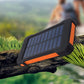 🔥Tragbare Solar-Powerbank mit integriertem Ladekabel