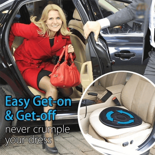 🪑✨ 360° drehbares Sitzkissen – Ergonomische Unterstützung für Bürostuhl und Auto mit Memory-Schaumkern 🔄💺