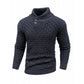 🔈🔈LETZTER TAG DER AKTION – 60 % RABATT 🔥Herren Pullover mit strukturiertem Stehkragen
