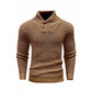 🔈🔈LETZTER TAG DER AKTION – 60 % RABATT 🔥Herren Pullover mit strukturiertem Stehkragen