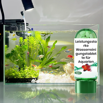 🐟 1 KAUFEN, 1 GRATIS! 💧 Aquarienwasser-Reinigungstablette – Entfernt Verunreinigungen, gleicht den pH-Wert aus und ist schonend zu Fischen 🧪