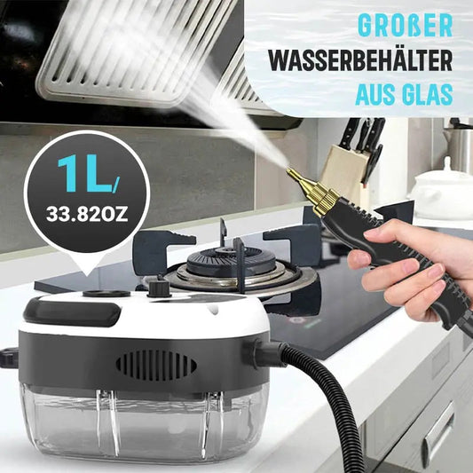 🔥 60% RABATT! 💨 INDUSTRIE-DAMPFREINIGER 2500W - Chemiefreie Desinfektion & Fettlösung, Ideal für Küchen, Klimaanlagen und Maschinen, UL-Zertifiziert 🌟🧼