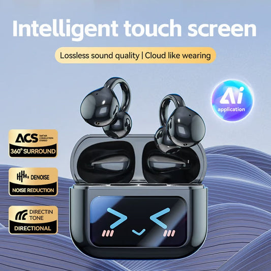 🎧60% RABATT! 🔥 2026 Bluetooth-Clip-On Ohrhörer – Kabellose Freiheit, Musik unterwegs & Stilvolles Design 🏃