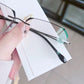 🔥50 % RABATT🔍 Rahmenlose Blaulichtfilterbrille | Fortschrittliche Blaulichtfiltertechnologie · 👓 Stilvolles rahmenloses Design · Perfekt für Freizeit und Beruf