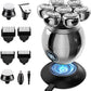 💪 7D-Rasiererset | 5-in-1-Multifunktionsrasierer⚡ Kabelloses Laden + LED-Ladezustandsanzeige🚿 Für Trocken- und Nassrasur · Abwaschbar🪐 Praktisch für unterwegs