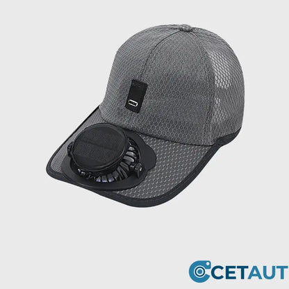 ❄️Sommerfrische 50% Rabatt!🌀 Baseballkappe mit Solarventilator – 360° drehbar, 16h Laufzeit, UPF50+ – ideal für Garten, Wandern & heiße Tage