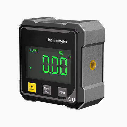 ⏰Black Friday - 50% Rabatt📐✨ Magnetischer digitaler Winkelmesser mit Doppellaser & 360°-Sensor – Absolut- & Relativmodus für Holzbearbeitung und Bauarbeiten 🔧
