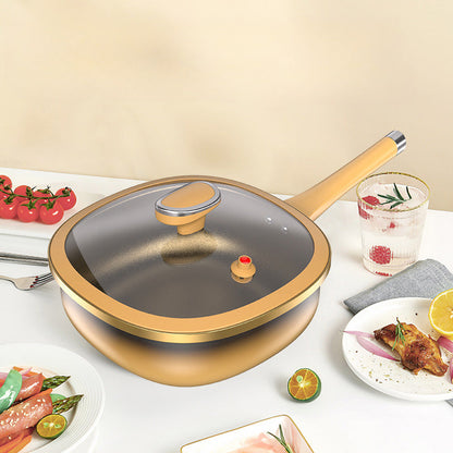 🔥55 % zeitlich begrenzter Rabatt🍳 30 cm Titan-Kochtopf mit Antihaftbeschichtung und Deckel