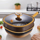 🔥55 % zeitlich begrenzter Rabatt🍳 30 cm Titan-Kochtopf mit Antihaftbeschichtung und Deckel