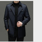 🔥55% Rabatt🔥Mittellanger Trenchcoat für Herren mit herausnehmbarem Innenfutter