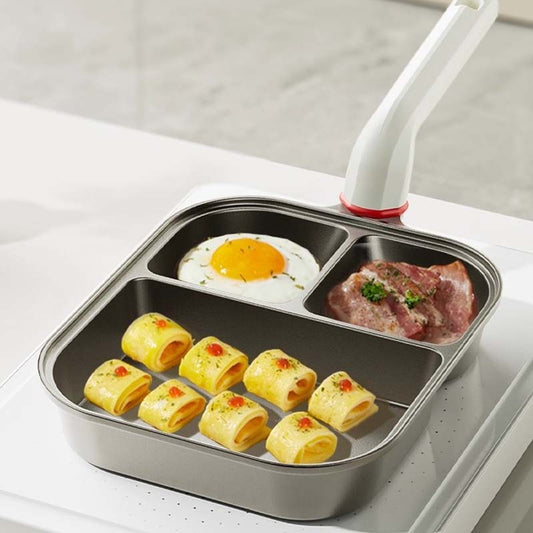 👩🍳Bestseller 2025🔥3-in-1-Bratpfanne mit drei Fächern🏆Begrenzter Vorrat verfügbar – jetzt kaufen! 🔥
