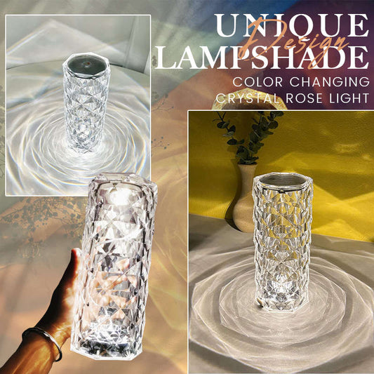 🎁Letztes Tagesangebot – 60 % Rabatt💥🎁Touch Rose Kristalllampe