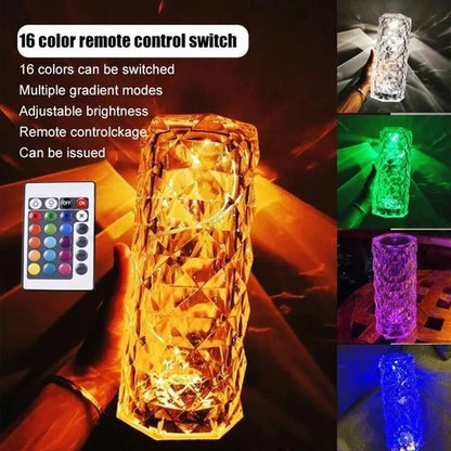 🎁Letztes Tagesangebot – 60 % Rabatt💥🎁Touch Rose Kristalllampe