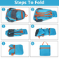 🔥🎁 2+1 GRATIS!!🥳 💞 50K+ VERKAUFT! ⚡🎒 Faltbarer wasserdichter Campingrucksack
