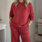⏳Angebot am letzten Tag – 60 % Rabatt⏰Damen-Glitzer-Zweiteiler: Pullover & Hose