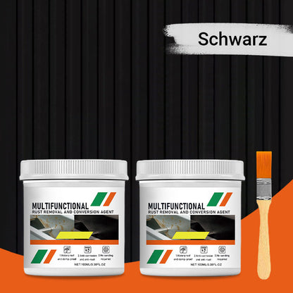 🥳2026 HEISSER VERKAUF🥳⚙️60% RABATT! Multifunktionaler Rostumwandler – einfach aufpinseln, Rost weg. Grundierungsfertig. Ideal für Autos, Zäune und Gartenmöbel. 🌧️🔩